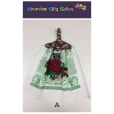 Crochet Top Hand Towel / Tea Towel - Apple Orchard Crochet Top Hand Towel / Tea Towel - Apple Orchard